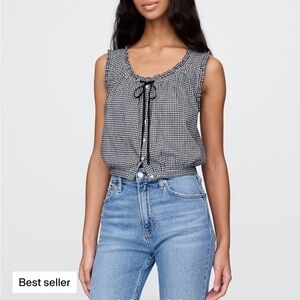 GAP X DOEN COLLAB gingham top